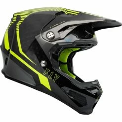 CASQUE FLY FORMULA CARBONE TRACER JAUNE FLUO/NOIR 2023
