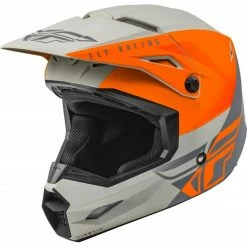 CASQUE FLY KINETIC STRAIGHT EDGE ORANGE/GRIS MAT 2022 -VTT Sales Shop casque fly kinetic straight edge orangegris mat 2022 3
