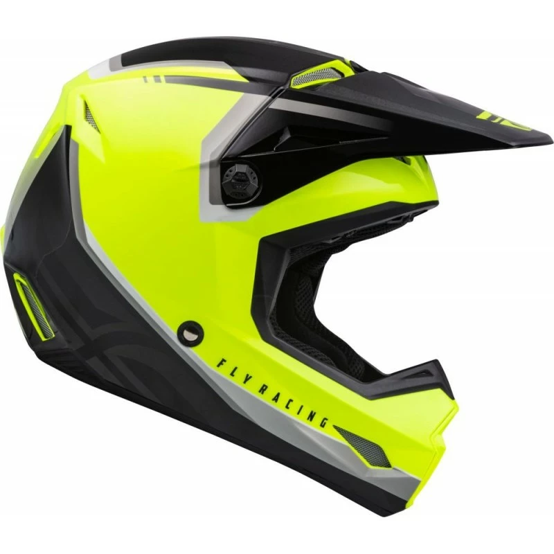 CASQUE FLY KINETIC VISION JAUNE FLUO/NOIR 2023 1 CASQUE FLY KINETIC VISION JAUNE FLUO/NOIR 2023