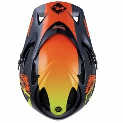 CASQUE KENNY DOWN HILL 2022 GRAPHIC ORANGE -VTT Sales Shop casque kenny down hill 2022 graphic orange 2