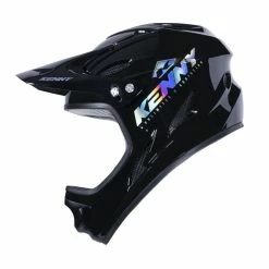 CASQUE KENNY DOWN HILL GRAPHIC HOLOGRAPHIC BLACK 2023 -VTT Sales Shop casque kenny down hill graphic holographic black 2023 3
