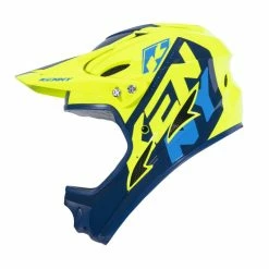 CASQUE KENNY DOWN HILL GRAPHIC NEON YELLOW 2023 -VTT Sales Shop casque kenny down hill graphic neon yellow 2023 3