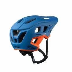CASQUE KENNY SCRAMBLER KID BLUE ORANGE 2023