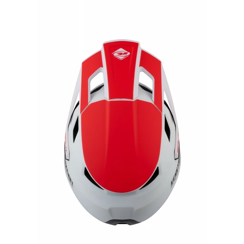 CASQUE SPLIT KENNY WHITE/RED 2022 2 CASQUE SPLIT KENNY WHITE/RED 2022 – Image 2