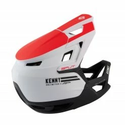 CASQUE SPLIT KENNY WHITE/RED 2022 5 CASQUE SPLIT KENNY WHITE/RED 2022 -VTT Sales Shop casque split kenny whitered 2022 2