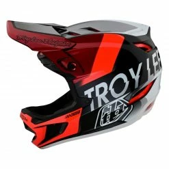 CASQUE TLD D4 COMPOSITE MIPS QUALIFIER SILVER / RED 2022 -VTT Sales Shop casque tld d4 composite mips qualifier silver red 2022 3