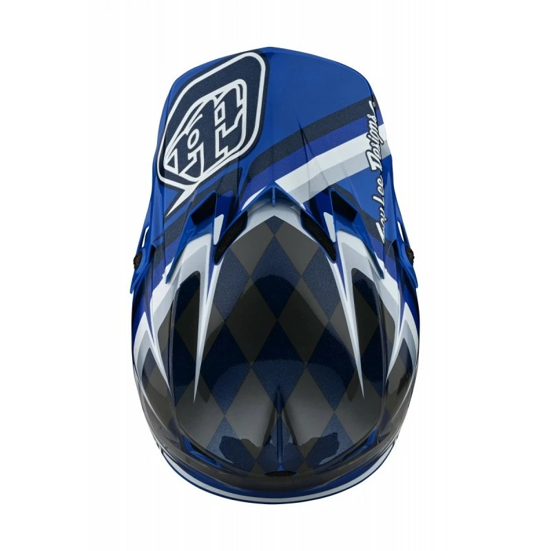CASQUE TLD SE4 POLYACRYLITE WARPED BLUE 2022 4 CASQUE TLD SE4 POLYACRYLITE WARPED BLUE 2022 – Image 4
