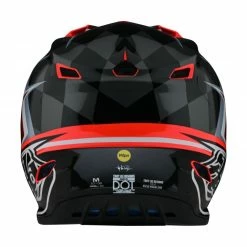CASQUE TLD SE4 POLYACRYLITE WARPED GLO RED 2022 -VTT Sales Shop casque tld se4 polyacrylite warped glo red 2022 2