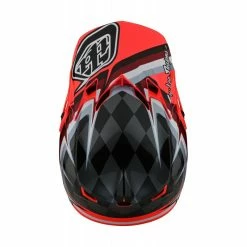 CASQUE TLD SE4 POLYACRYLITE WARPED GLO RED 2022 -VTT Sales Shop casque tld se4 polyacrylite warped glo red 2022 3