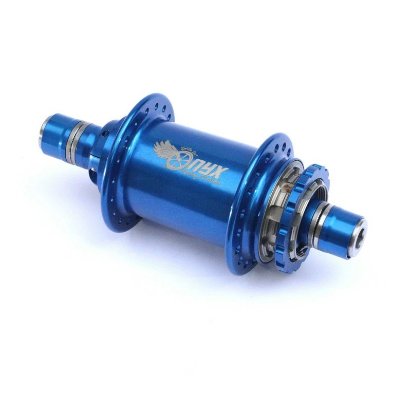 MOYEU ARRIERE ONYX PRO AXE 15 MM VIS 10 MM BLEU 1 MOYEU ARRIERE ONYX PRO AXE 15 MM VIS 10 MM BLEU