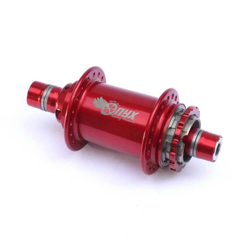 MOYEU ARRIERE ONYX PRO AXE 15 MM VIS 10 MM ROUGE 1 MOYEU ARRIERE ONYX PRO AXE 15 MM VIS 10 MM ROUGE