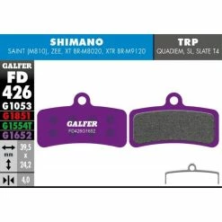 PLAQ DE FREIN SHIMANO SAINT 810 ZEE NOIR STANDARD