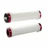 POIGNEES TLD ODI MTB BLANCHE / LOCK ROUGE