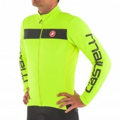 Veste CASTELLI RADDOPPIA Jaune Fluo/Reflex 2017